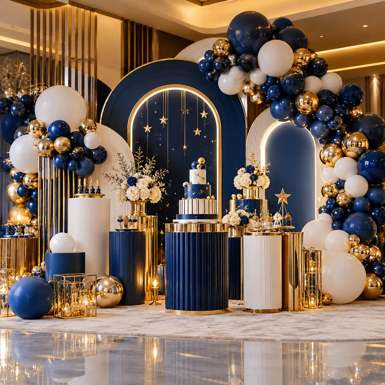 Luxury boys birthday decoration