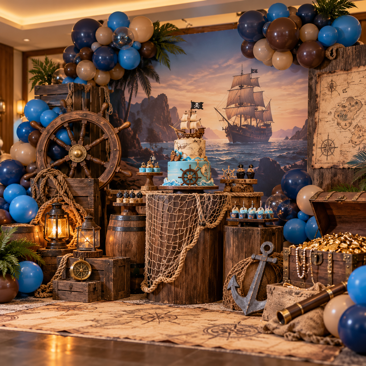 Pirate birthday decoration