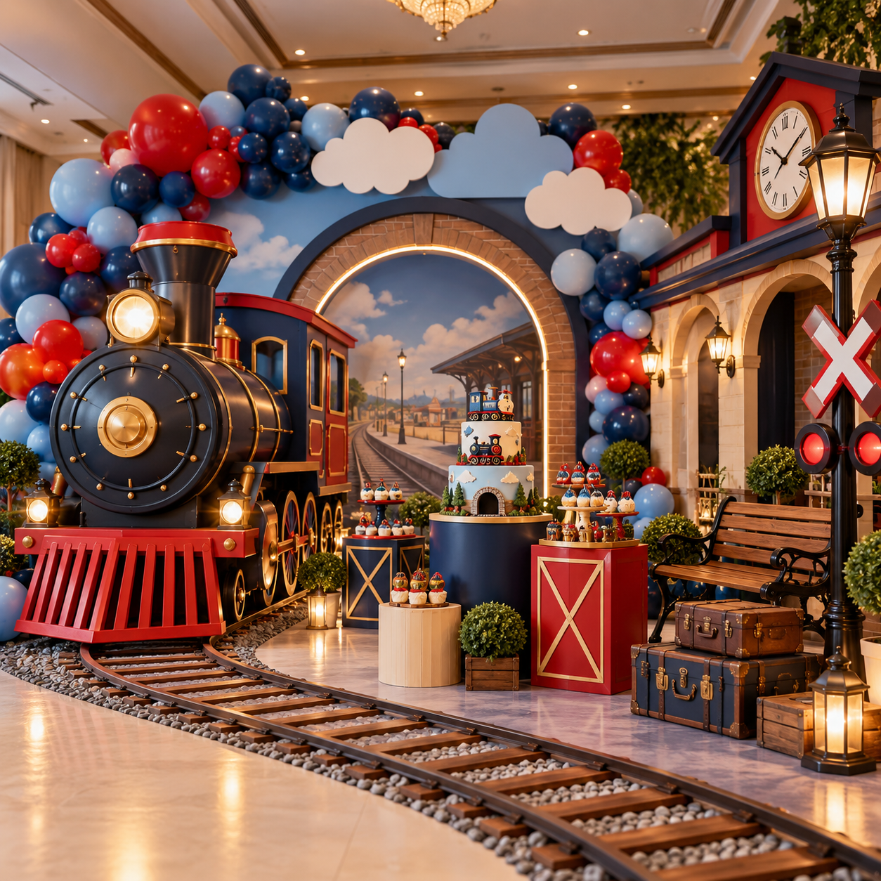 Train birthday theme