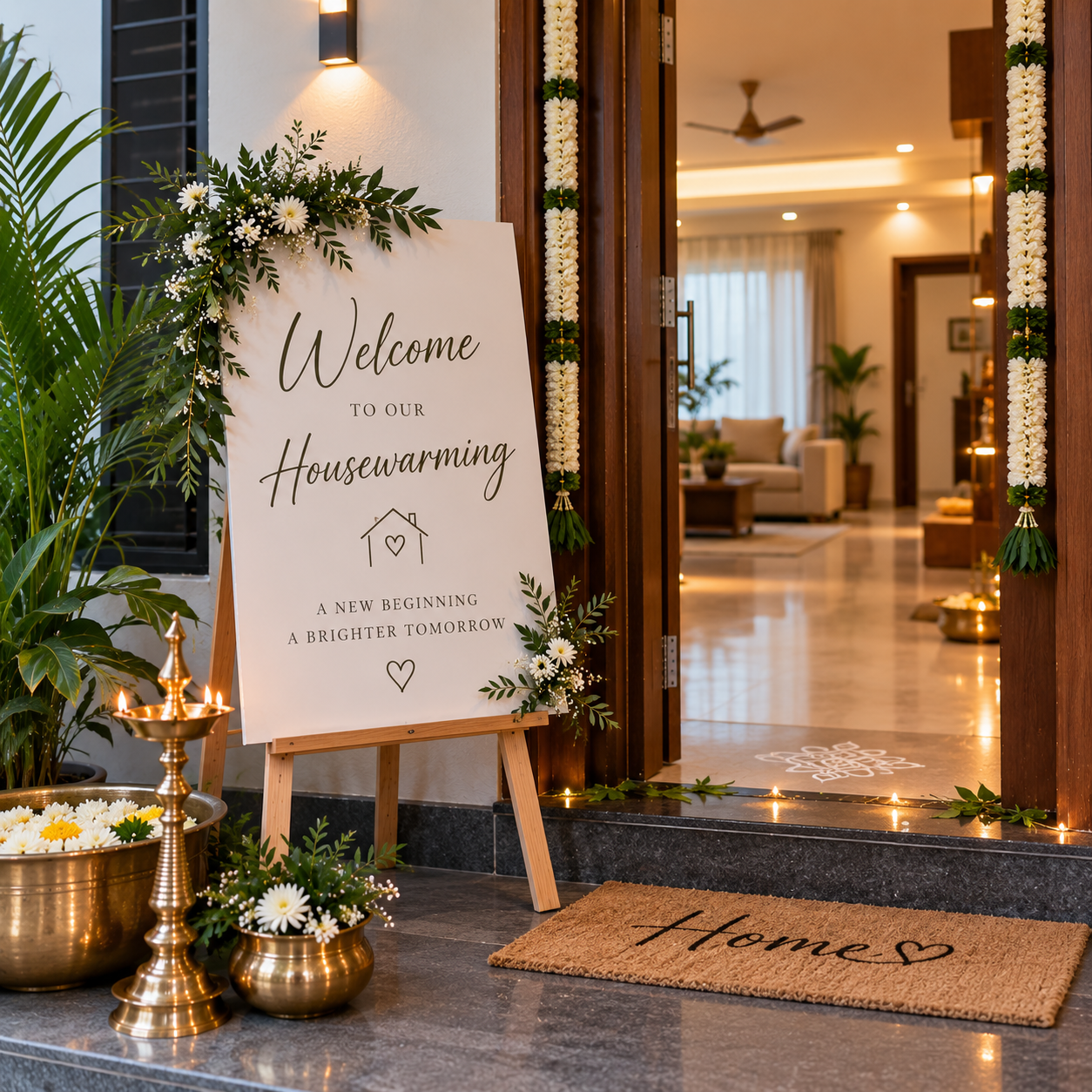 Housewarming event showcase